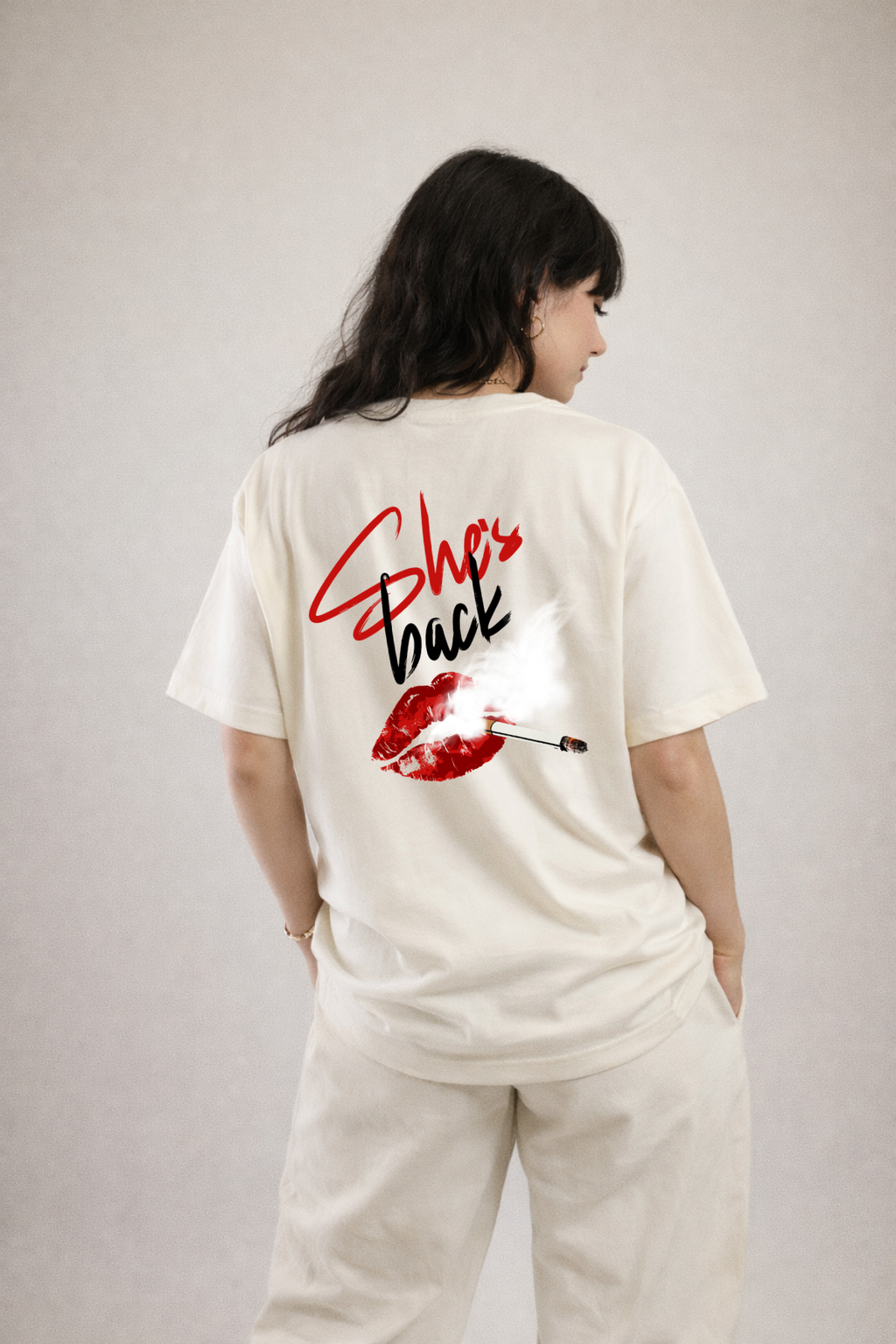 She's Back Oversized T-Shirt