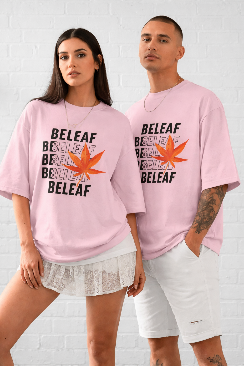 Unisex Oversized Beleaf T-Shirt
