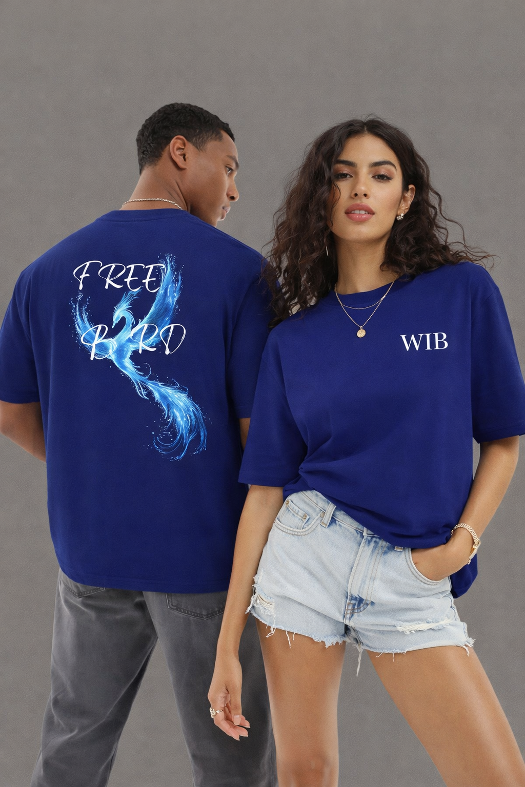 Unisex Oversized Free Bird T-Shirt